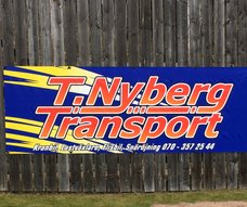Banderoll banderoller till T.Nyberg transport